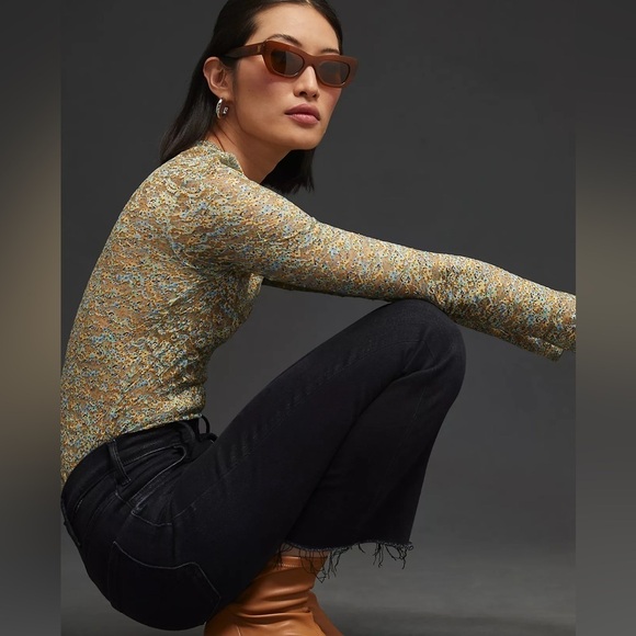 NWT MOTHER The Hustler Ankle Fray Jeans - Picture 2 of 7